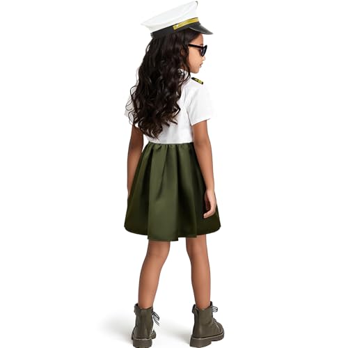 Disfraz de piloto para niña con accesorios miniatura 3