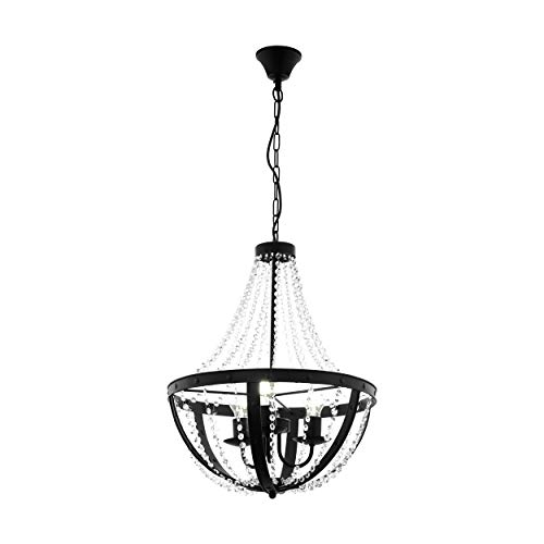Preisvergleich Produktbild EGLO BARNABY 1 Hängeleuchte, Stahl, 60 W, schwarz