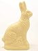 Madelaine Solid Premium White Milk Chocolate Easter Bunny in Cellophane Bag - 6 OZ, Perfect for Easter Basket Stuffers, Gifts, and Party Favors