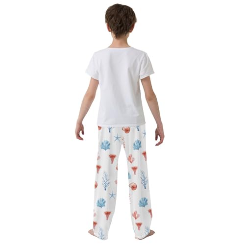 ZZKKO Underwater Sea Life Boys Pants for Kids Jogger Pants with Pockets S-XL3