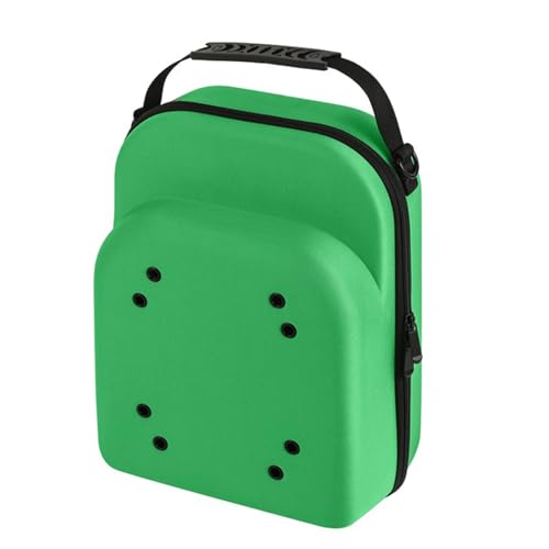 Étui rigide pour casquettes de baseball antichoc de 33cm | Sac de transport vert