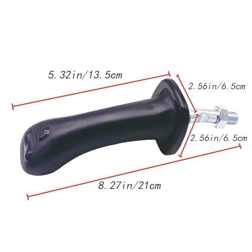 Image of YELUBAARKE Excavator Joystic Handles,2Pcs 3 Button Excavator Joystick Levers 6Pin Aluminum Alloy for Doosan Daewoo DH DX 150 215 220 225 300 370-9C