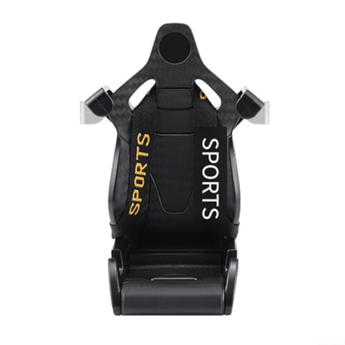 Antiurto Per Auto Supporto Telefono Compatibile con Tutti Gli Smartphone Facile Installazione Giallo