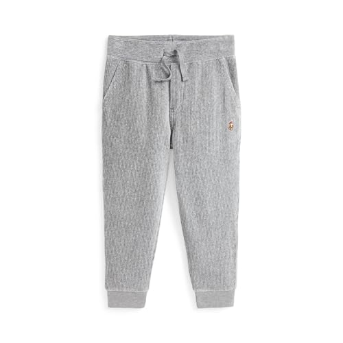 Polo Ralph Lauren Boys Knit Corduroy Jogger Pants (Toddler/Little Kid) Andover Heather 7 Years