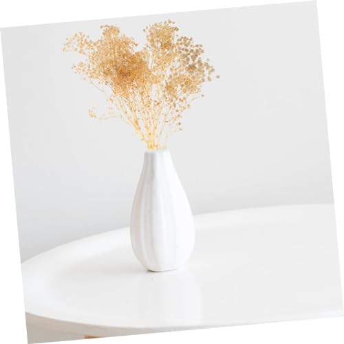 Ramo de flores secas OUNONA Gypsophila blanco decorativo miniatura 7
