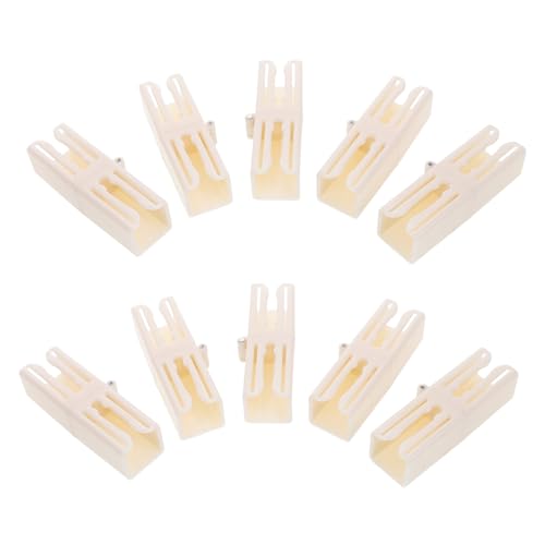 MAGICLULU 10stücke Vorhangschienen-verbindungen Aus Kunststoff Für Fenster Und Deckenschienen Schnellmontage Platzsparend Robuste Verbindung Passform Zubehör Für Gardinenschienen