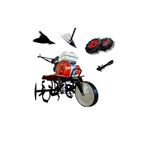 PowerGround Motoazada Gasolina 208cc,7cv, 90cm +Kit Agrícola + Sacapatatas 700 OHV Cover