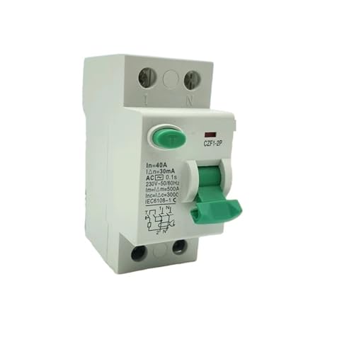Disjoncteur différentiel 2P 32A 30mA pour protection électrique domestique