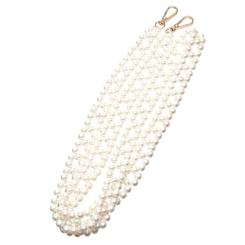 [ONLYOU] スマホストラップ ショルダー かわいい 携帯ストラップ iphone用 スマホ 韓国 パール チェーン 肩掛け 紛失防止 落下防止 付け替え おしゃれ レディース(ゴールド)