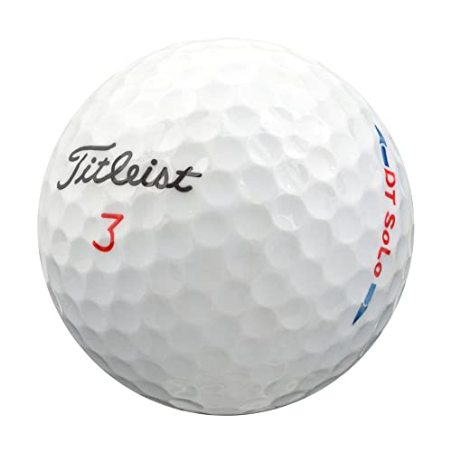 easylakeballs 50 DT Solo Pelotas DE Golf RECUPERADAS/Lake Balls - Calidad AAA/AA (A/B Grade) - EN Bolsa DE Red Cover