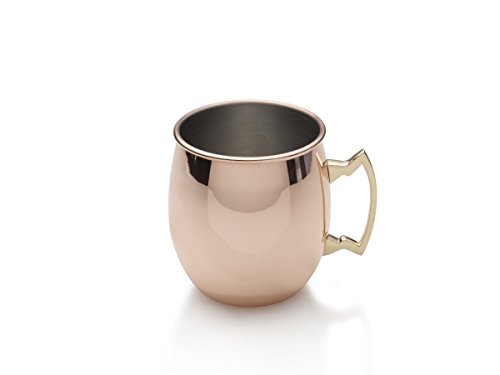 BarCraft Moscow Mule Mug, 18-Ounce, Copper