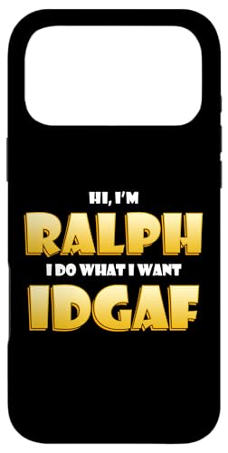 Ralph Costume IDGAF Funny Meme Halloween Costume For Ralphy �X�}�z�P�[�X iPhone 17 Pro Max �p