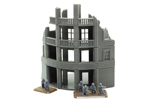 Terrain Stalingrad MST4 fini les décors plats avec ce bâtiment 3D multi-étages