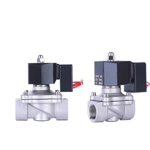 Électrovanne inox DN50 240VAC normalement fermée à basse température