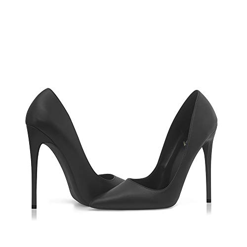 Kanten pumps dames klassieke stiletto's hoge hakken sexy met 12 cm hakhoogte glad leer maat 36-42 EU - Image 4