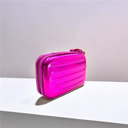 Multifunctional ZipperTravel Bag-Card Holder, Lipstick Storage Box, Earphone Storage Box, Key Storage Box, Coin Purse(Pink)3