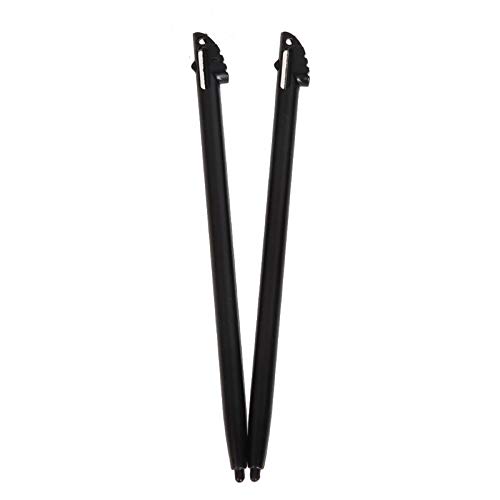 2 X Black Plastic Touch Screen Stylus Pen for Nintendo 3DS N3DS XL LL New