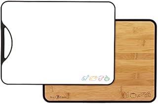 Totally Bamboo Poly-Boo Double Sided Bamboo and Poly Cutting Board, 15