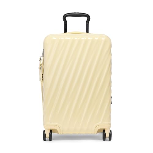 TUMI - 19 Degree Expandable Carry-On - 4-Wheeled Hard Shell Suitcase - 21.8" X 14.0" X 9.0" - Washed Yellow