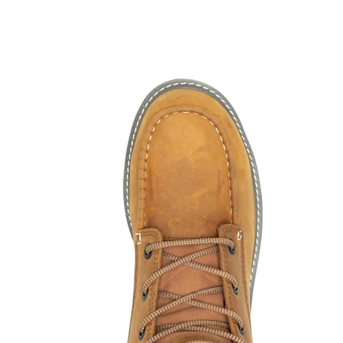 Image of Wolverine Men's Trade Wedge 6 inch Moc Toe Steel Toe Construction Boot
