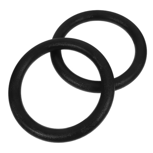 Anillas para Gimnasia Yardwe 2 Piezas ABS Negras