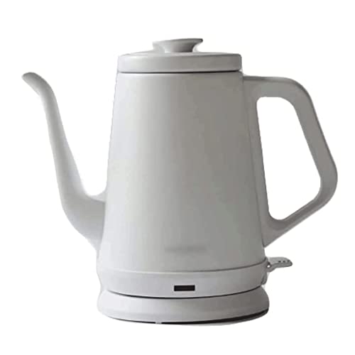 Hervidor eléctrico 1L acero inoxidable blanco miniatura 1