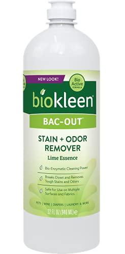 Biokleen-Bac-Out-StainOdor-Remover-Destroys-Stains-Odors-Safely-for-Pet-Urine-Laundry-Diapers-Wine-Carpets-More-Eco-Friendly-Non-Toxic-Plant-Based-32-Ounces