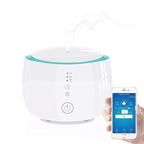 Humidifier Aroma Diffuser with APP Control & Alexa, Touch Control, 300ml Water Capacity