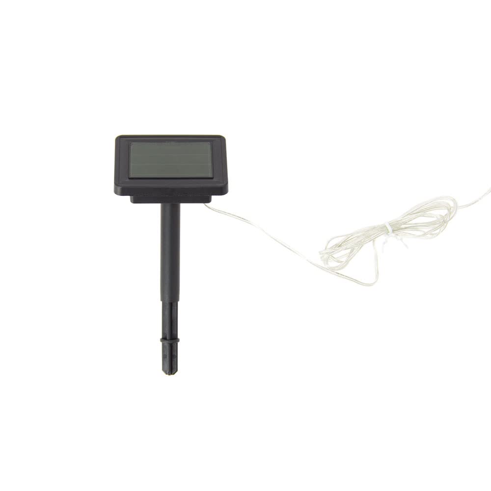 Xanlite - GRL5INDUS – Solar-Lichterkette – 5 m – IP44 – 10 Kugeln – aus Metall – Farbe: Schwarz