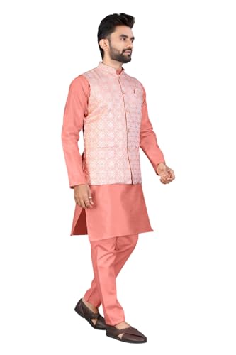 Image of Trustous Traditional Men's Kurta Koti Set (3 PCS SET)