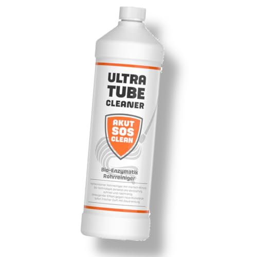 Akut SOS Clean ULTRA TUBE CLEANER Bio Enzym Rohrreiniger | biologisch abbaubarer Rohrreiniger | BIO Rohrreiniger | Bio Reiniger mit Mikroorganismen zertetzt Fette & Öle 1L Akut SOS Clean ULTRA TUBE CLEANER Bio Enzym Rohrreiniger | biologisch abbaubarer Rohrreiniger | BIO Rohrreiniger | Bio Reiniger mit Mikroorganismen zertetzt Fette & Öle 1L