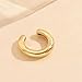Gold Non Piercing Ear Cuffs for Women Rhinestone Cartilage Stackable Trendy Daily Party Fashion Jewelry Gifts