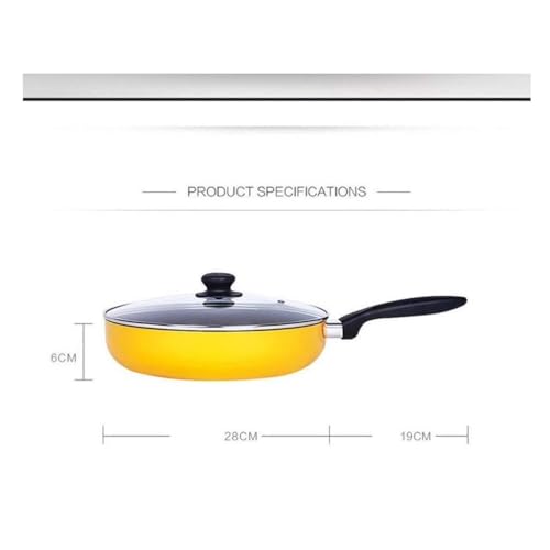 Wok antiadherente de aluminio anodizado duro con tapa de vidrio miniatura 2