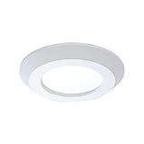 Halo 80CRI LED Flush Mount Disk Light, 4-Inch, White
