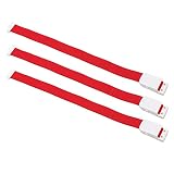 Qinlorgo Tourniquets à Boucle Tourniquets à Une Main pour tourniquets extérieurs (Rouge)