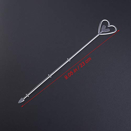 Artibetter 80 peças suporte para mesa de casamento em formato de coração clipe para foto suporte de