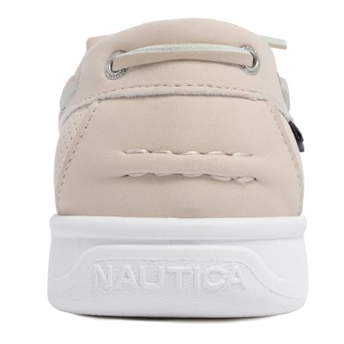 Image of Nautica Women's Casual Boat Shoes, Moc-Toe Loafers with Cushioned Insole, Deck Fashion Sneaker