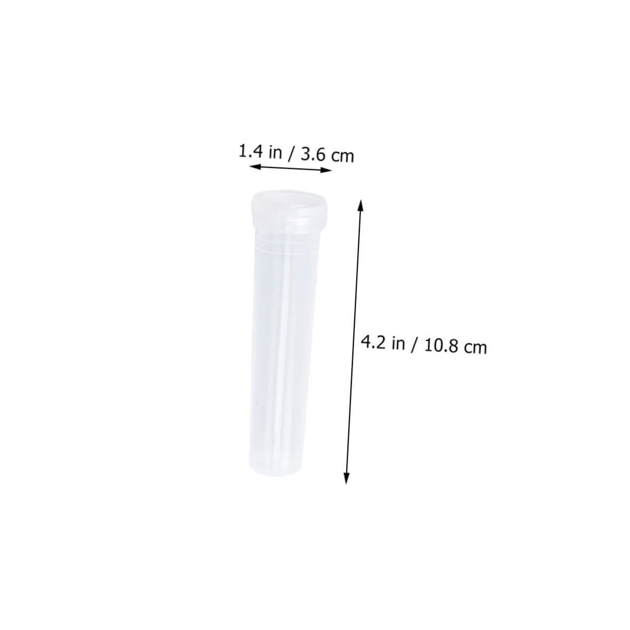 BCOATH Flower Growing Tube 20pcs Plastic Nutrition Tube Vase for Hydrangeas Preservation