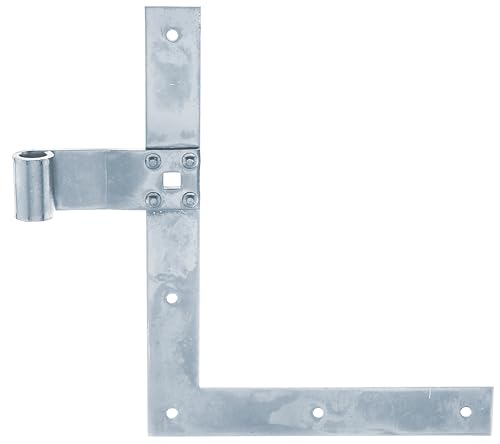 Gah-Alberts 313326 Shutter Stay Angle Hinge Straight at Top L x H 200 x 250 mm Roller ø x B 13 x 30 mm Yellow-Galvanised