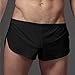 Generic Men's Lightweight and Smooth Boxers,Fashionable Casual Chafing Underwear,Comfort Elastic Waistband Home Boxer shorts Black, X-Large