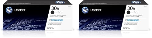 Image of HP 30A Black Toner Cartridge | Works LaserJet Pro M203 Series, LaserJet Pro MFP M227 Series | CF230A (Pack of 2)