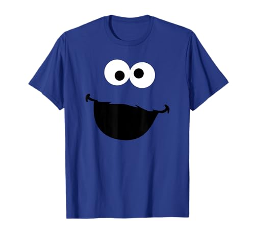 Sesame Street Cookie Monster Face t-shirt, Azul, S