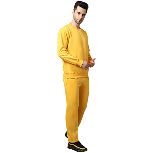 Image of Mack Jonney Fleece Solid Tracksuit Co-ord Set for Men- SW RN LOWER 02-P