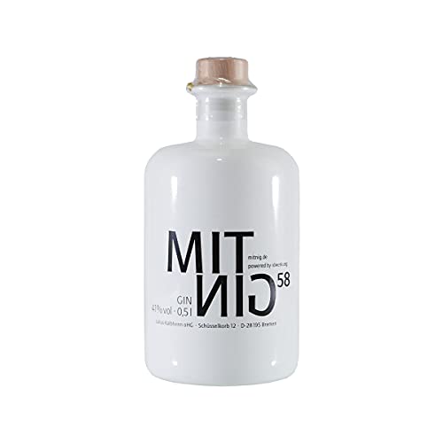 Mit Nig 58 Gin - white mit Geschenk-Holzkiste – Bild 3