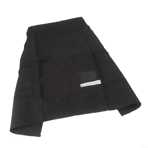 FortunateSweet Ropa de trabajo repelente al agua, delantal de cocina para el hogar, cocina, hornear, pintura, tareas domésticas, Negro, largo
