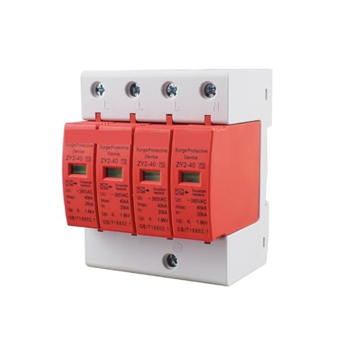 Protector contra sobretensiones 4P para evitar apagones y daños en electrodomésticos