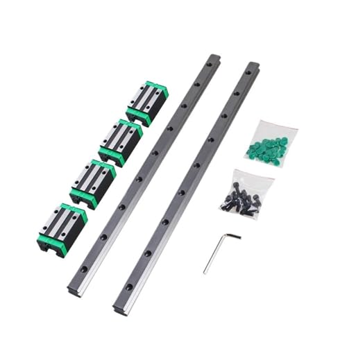 Guías lineales cuadradas HGR15 con soportes HGH15CA de 250mm para tus montajes