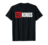 No Kings Red T Shirts Men Women