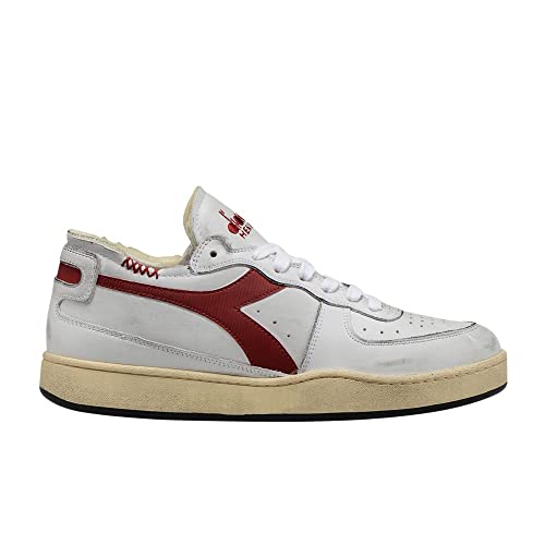 Taglia: 42,5 UE Diadora Heritage Scarpa Modello Mi Basket Row Cut Bianco 176282C7114 38