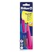 Pelikan,804271, Twist Rollerball Pen, Neon-Plum, Including 2 Ink Cartridges for Left and Right Handed People